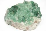 Green, Fluorescent, Cubic Fluorite Crystals - Madagascar #210470-1